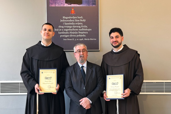 Fra Lucijanu i fra Antoniju uručena dekanova nagrada