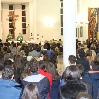 Misa za hercegovačke studente u Dubravi