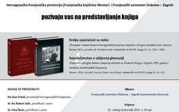 Predstavljanje knjiga - "Krvlju opečaćeni za nebo" i "Svjedočanstvo o ubijenoj gimnaziji"