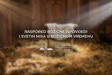 Raspored božićne ispovijedi i svetih misa 2025.